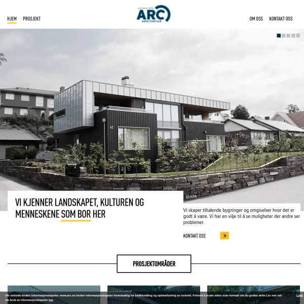 Website preview of ARC TECHNOLOGIES AS