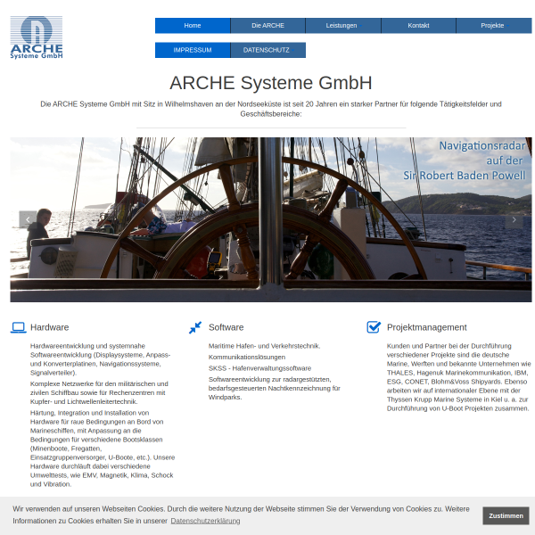 Website preview of Arche, Förderschule für emotionale und soziale Entwicklung