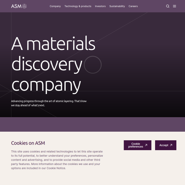 Website preview of ASM PROPERTIES LLC