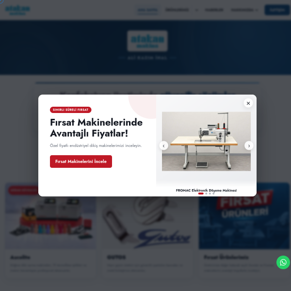 Website preview of atakan elektrik