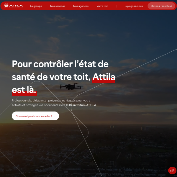 Website preview of Attila Yvetot