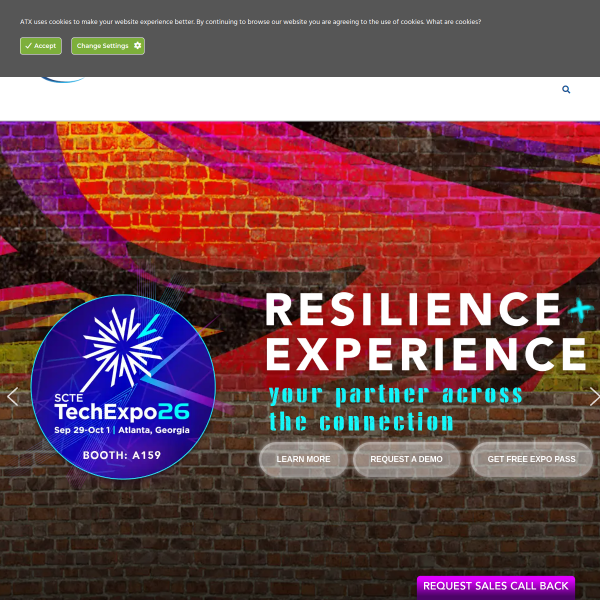 Website preview of ATX Technologies, LLC