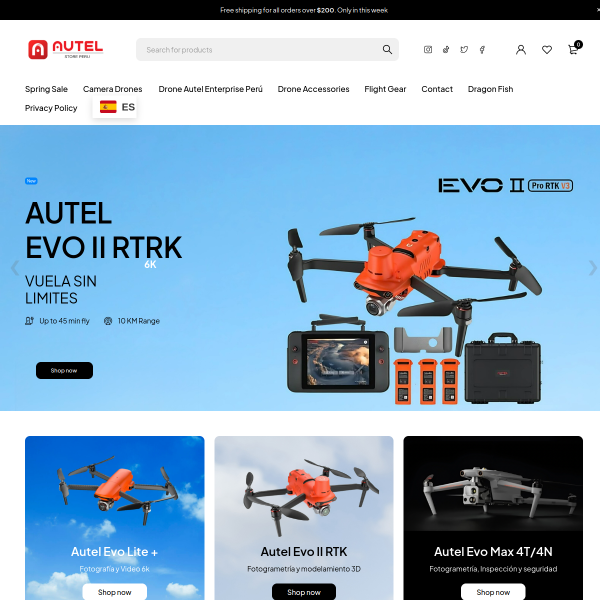 Drone Autel Peru