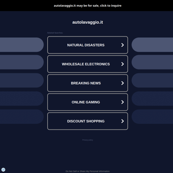 Website preview of autolavaggio a mano super