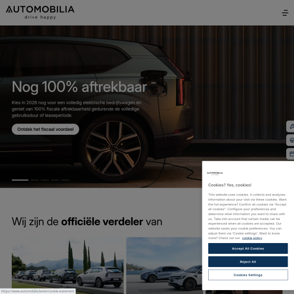Website preview of Automobilia