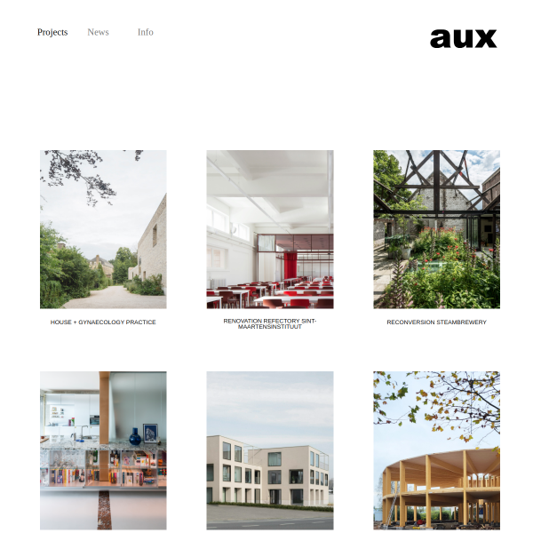 Website preview of Aux Merveilleux