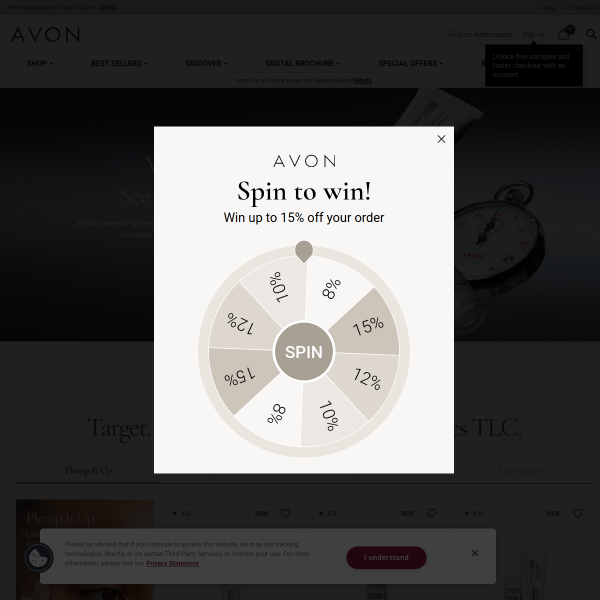 Website preview of AVON LIMITED