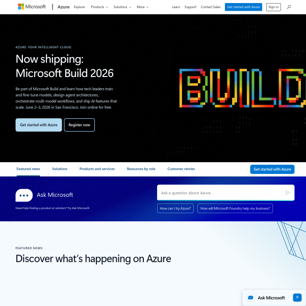 Website preview of Azure Hamburg S.A.
