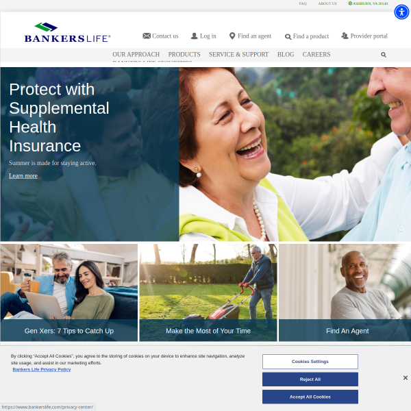 Website preview of BANKERS CHOICE APPRAISALS LLC