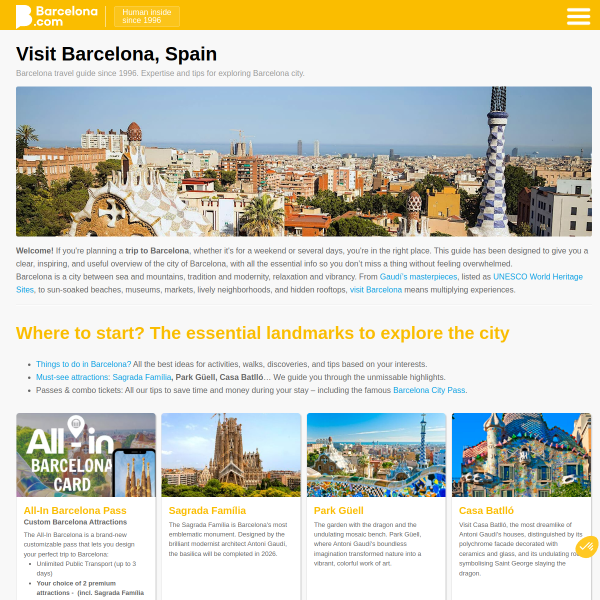 Website preview of BARCELONA HOTELS INTERNATIONAL Abuja