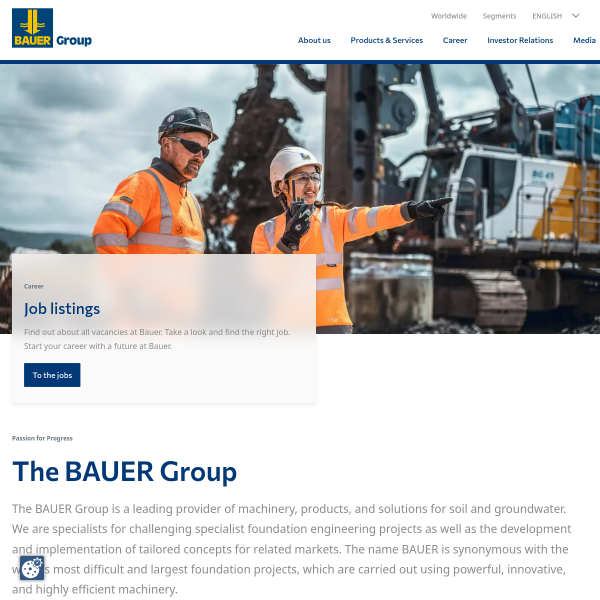 Website preview of Bauer Richard Stuckateur
