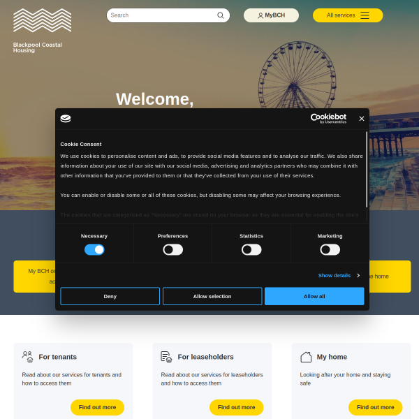 Website preview of BCH (ROCHDALE) LIMITED