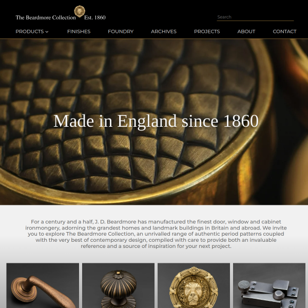 Website preview of BEARDMORE & CO LTD