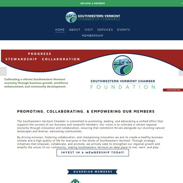 Website preview of BENNINGTON FARMS, LLC