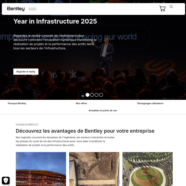 Website preview of Bentley Beavoir