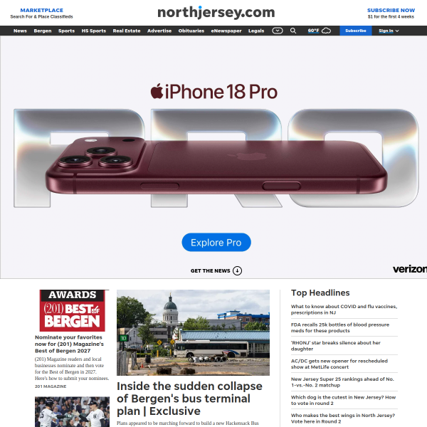 Website preview of BERGEN SPINE & REHABILITATION, LLC