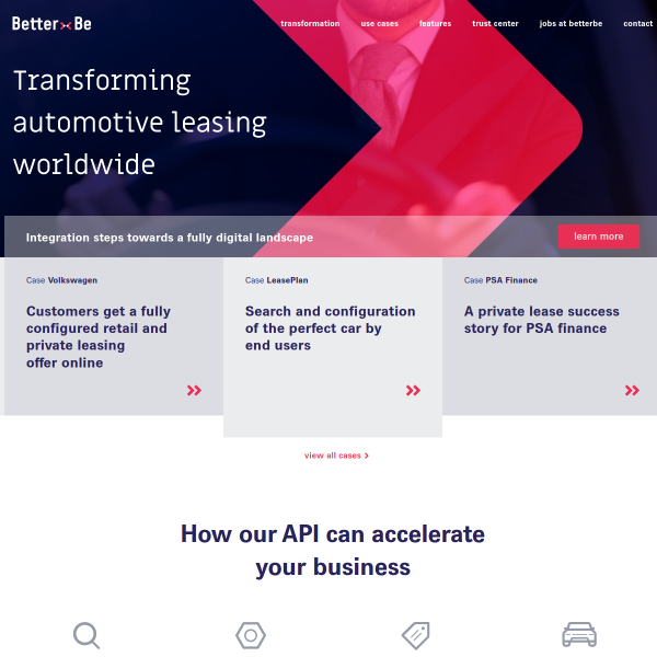 Website preview of Better Call Ben