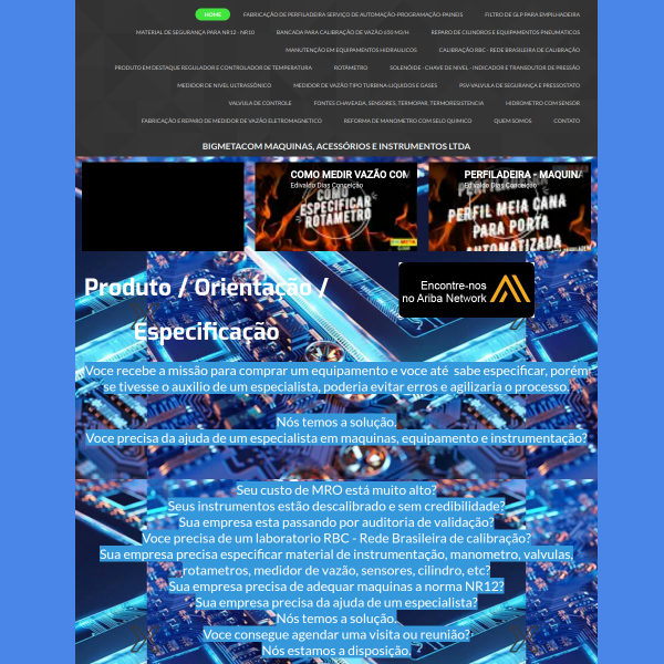 Website preview of bigmetacom