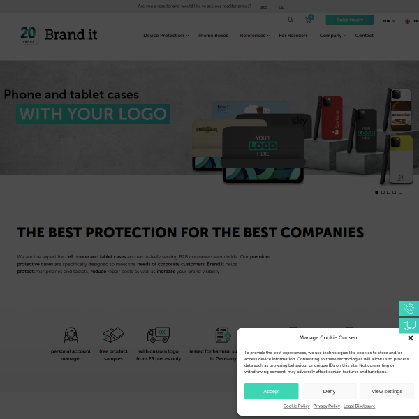 Website preview of BRAND CONNECTION S.R.L.
