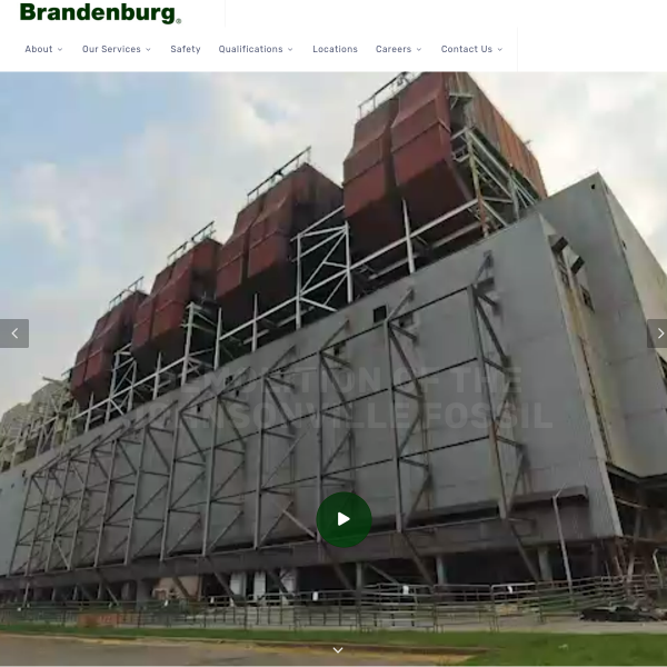 Website preview of Brandenburg Drainage Inc