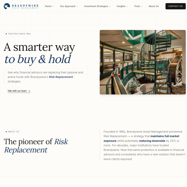 Website preview of Brandywine Fisheries, LLC