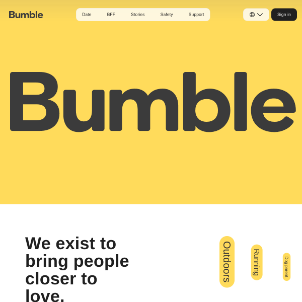 Website preview of Bumble Bees Playschool