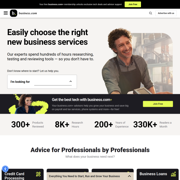 Website preview of Business Monk Oy