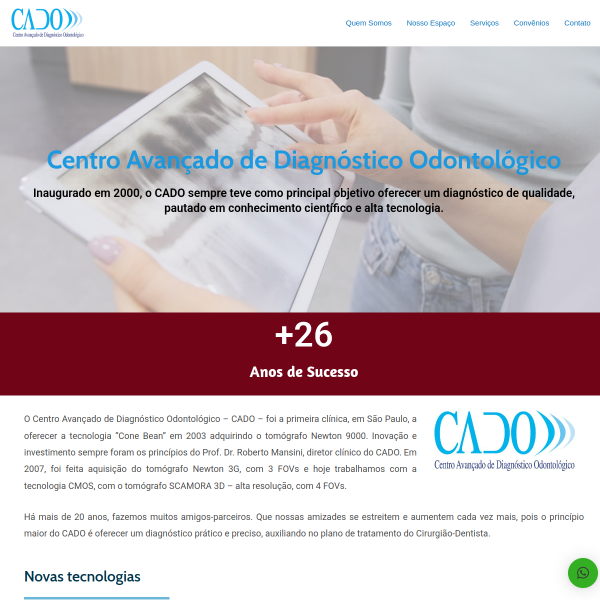 Website preview of CASA DO RADIO AMADOR DO CARIRI CRAC