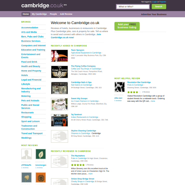 Website preview of CAMBRIDGE QUANTUM LIMITED