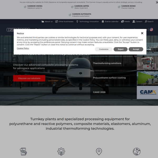 Website preview of Cannon BMW
