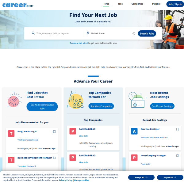 Website preview of Career Conscious Consulting