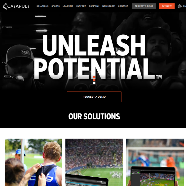 Website preview of Catapult Films