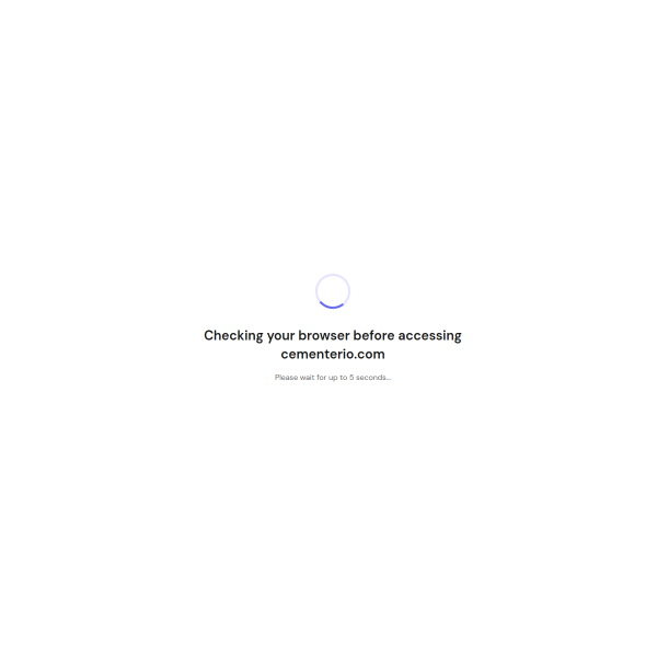 Website preview of Cementerio de Chivay