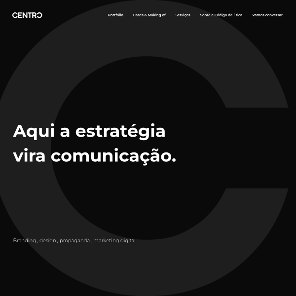 Website preview of centro espírita irmao aureo