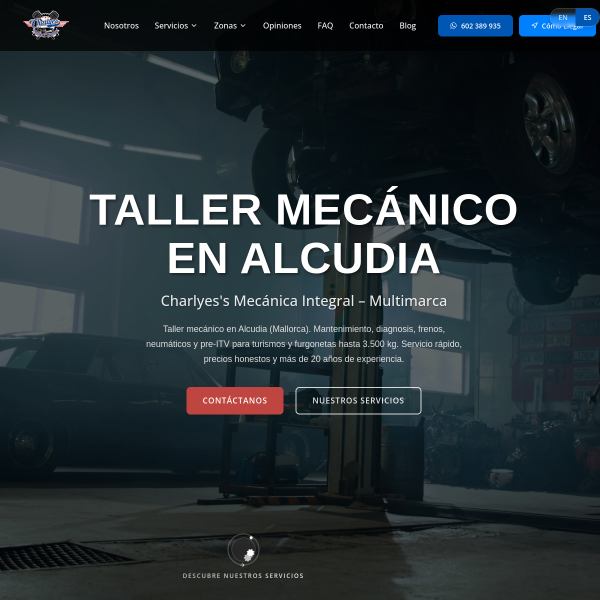 Charly es Mecánica website