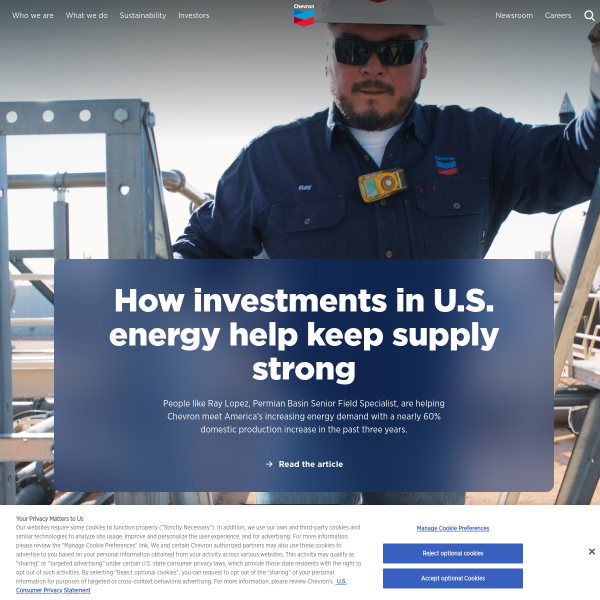 Website preview of Chevron Training and Recruitment Limited
