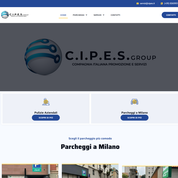 Website preview of CIPES S.R.L.