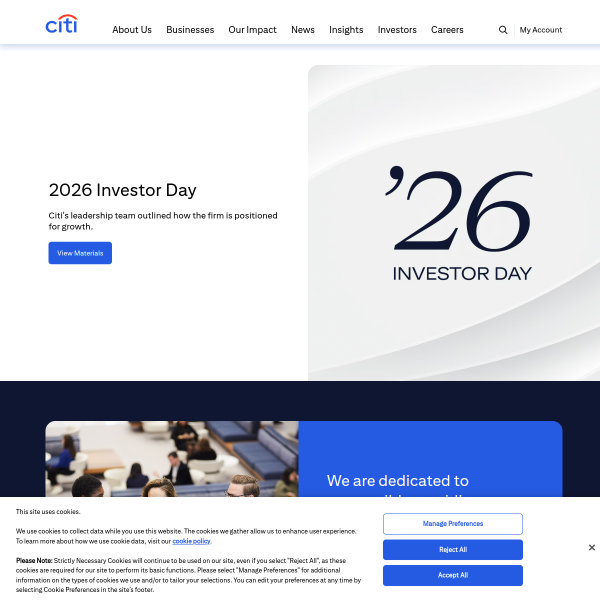 Website preview of CITIGROUP GLOBAL MARKETS NIGERIA LIMITED