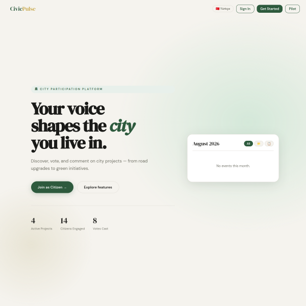 CivicPulse screenshot