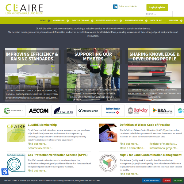 Website preview of CLAIRE INCE PROMOTIONS LIMITED
