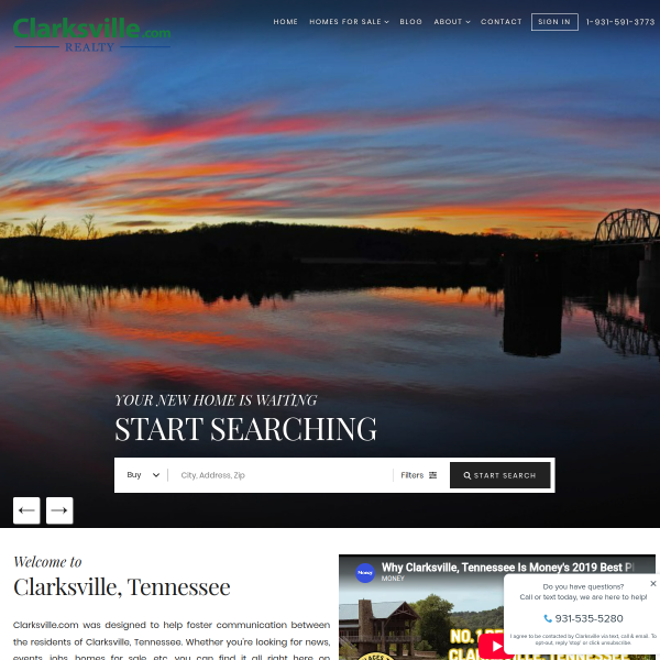 Website preview of CLARKSVILLE TRANSIT SYSTEM