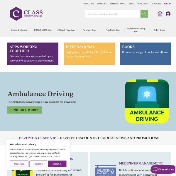 Website preview of CLASS LABELS LIMITED
