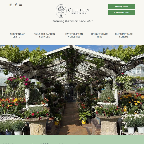 Website preview of CLIFTON CONSTRUCTIONS (BLACKPOOL) LIMITED