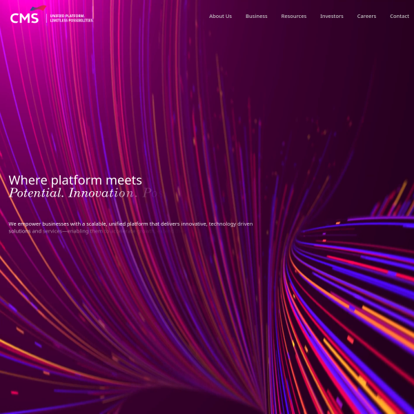 Website preview of CMS Consulting s.r.o.