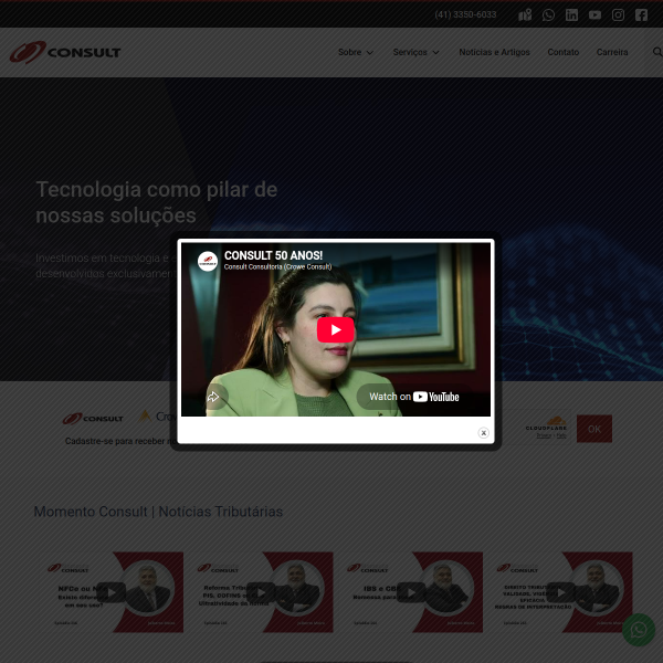 Website preview of consultórios médicos saúde para todos