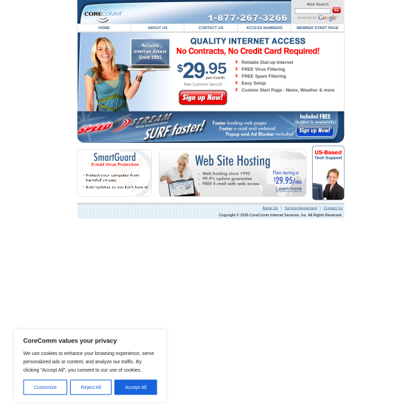 Website preview of CORE TRUST AND INVESTMENT LIMITED