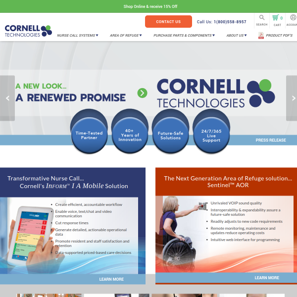 Website preview of Cornell University Engineering Library