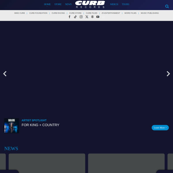 Website preview of CURB-IT