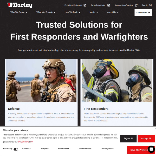 Website preview of DARLEY HEALTH SERVICES