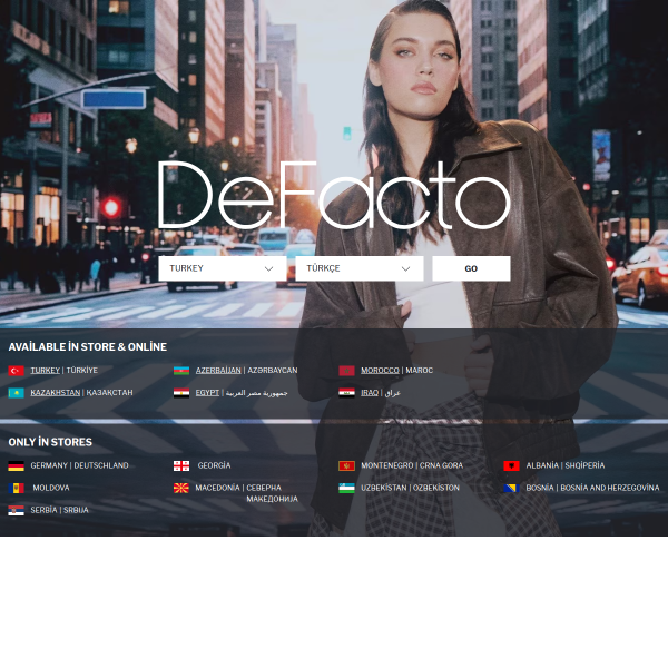 Website preview of DEFACTO GLOBAL INC.